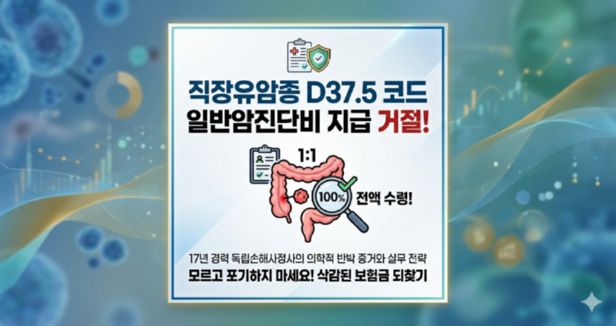D375유암종 일반암진단비 지급 손해사정.png