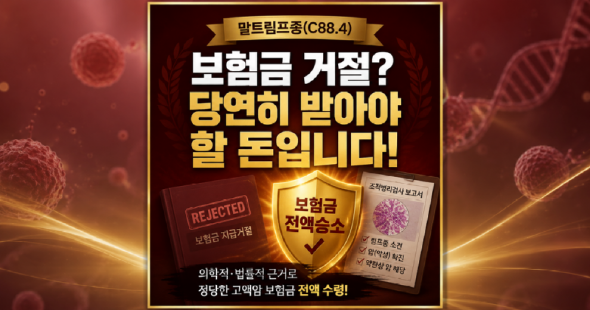 말트림프종 일반암진단비 보상 잘 받으려면 어떻게 해야하나요 손해사정사 상담 받아보세요 17년 경력 베테랑 손해사정사.png
